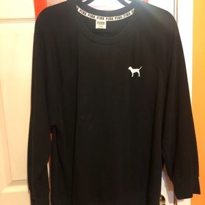 Black Victoria secret pink sweatshirt